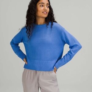 Lululemon Cashlu Blue Sweater